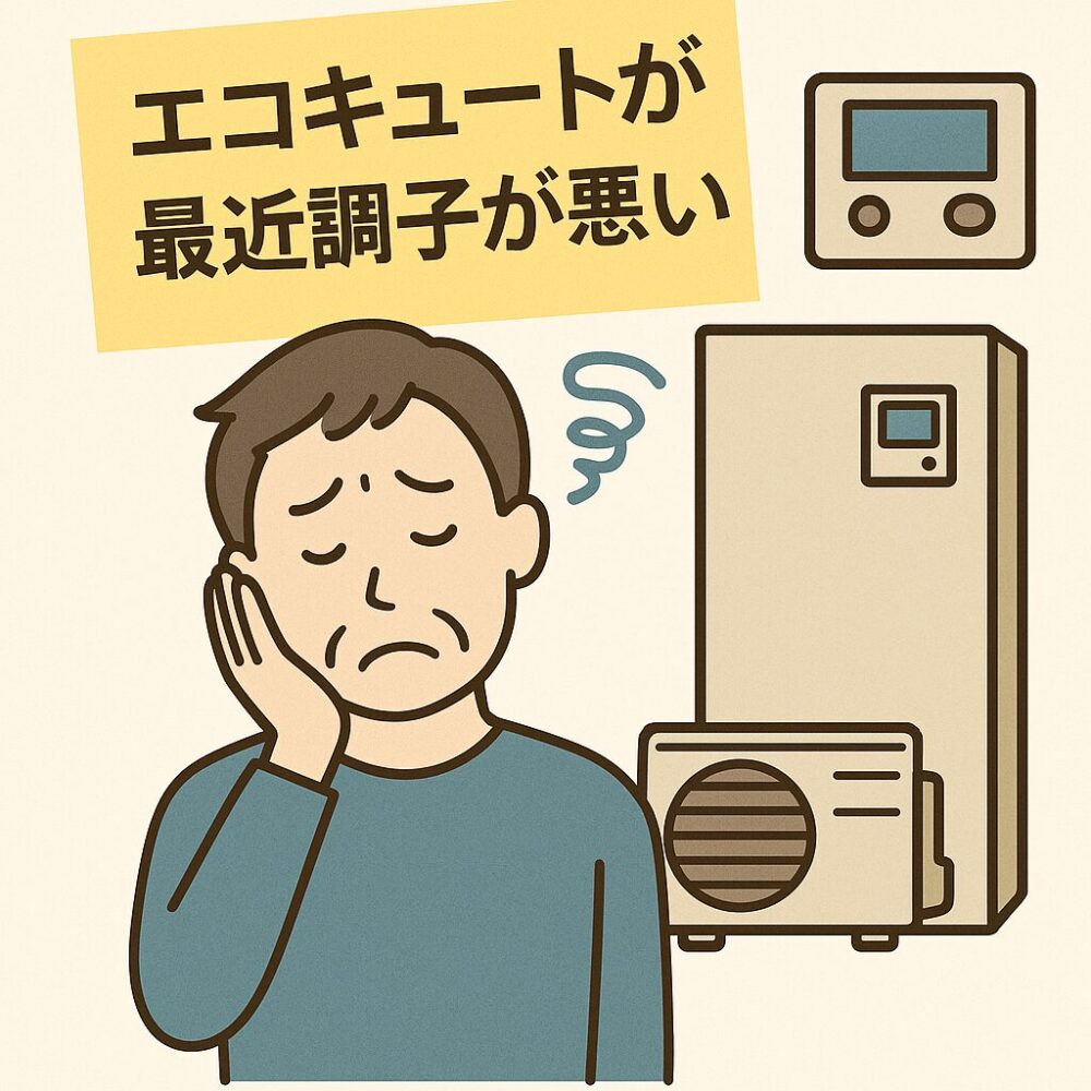 エコキュートが古くて調子が悪い