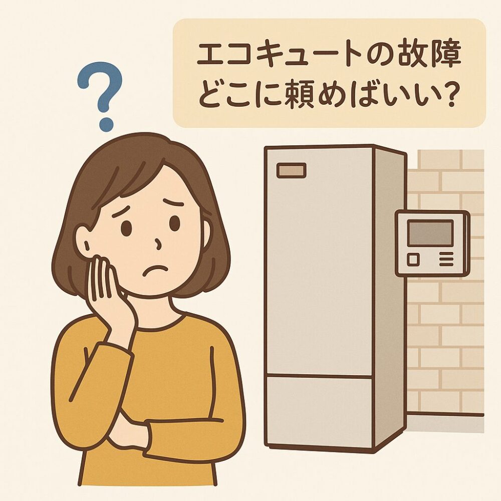 エコキュートの交換はどこに？